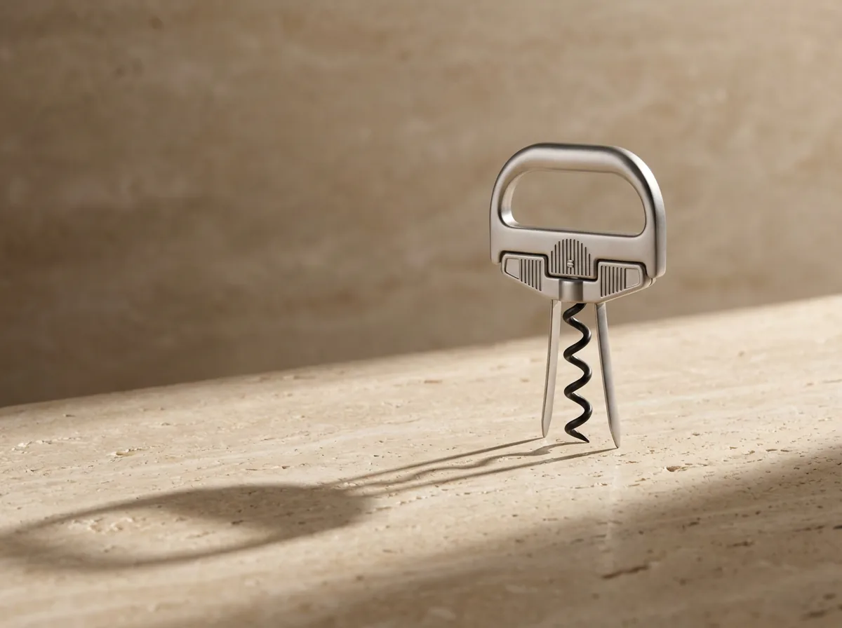 Durand Ah-So wine opener - world's best premium two-prong cork extractor for aged wines